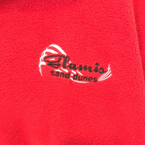SWEATSHIRT GLAMIS SAND DUNES RED XL BY SAVI EXCELLENT CONDITION! NICE & HEAVY - Picture 2 of 7